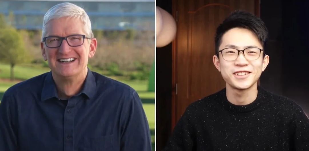 گفتگوی مدیرعامل اپل و اینفلوئنسر 22 ساله چینی