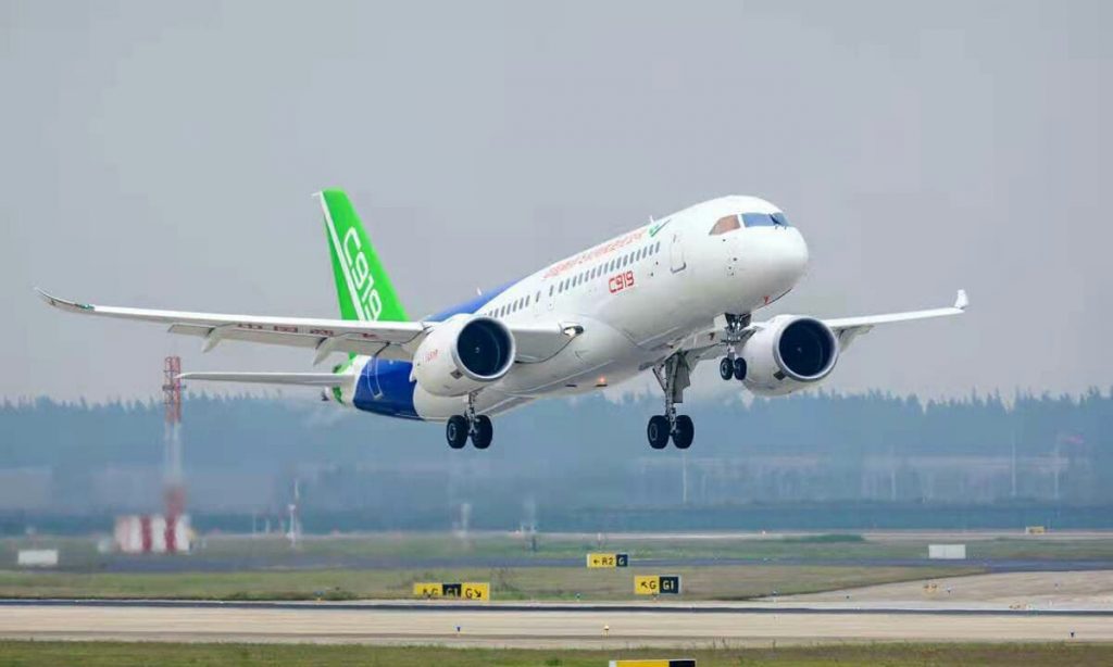 هواپیمای مسافربری چینی C919
